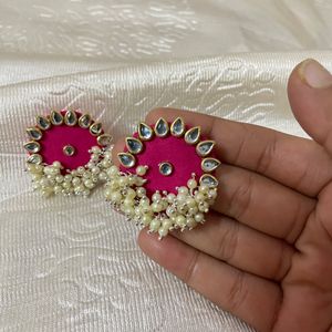 Navratri Fabric Earrings ❤️