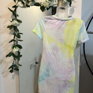 Shein Beautiful Tie And Die Dress