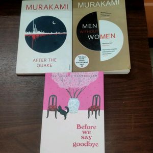 Murakami And Toshikazu Kawaguchi 3 Books Set