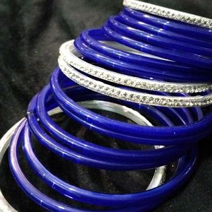 Blue Colour Bangles