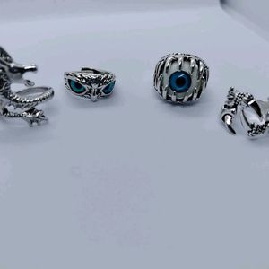 4 Pc Combo Rings