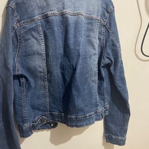 MAX Women Stonewashed Denim Jacket