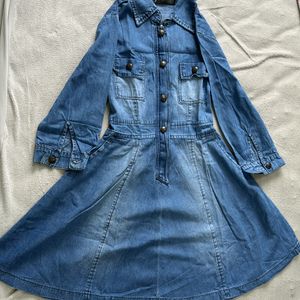 Double Shaded Denim One piece