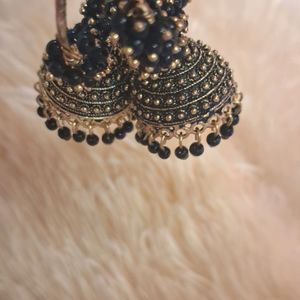 Black Color Earrings