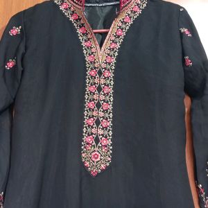 Black Kurta Set