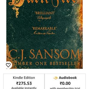 Dark Fire By C J Sansom