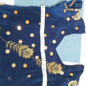 Navy Blue Salwar Suit