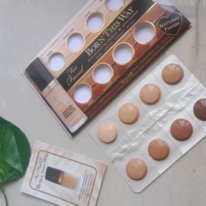 Too Faced Foundation Sample Card