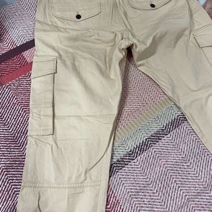 Beige/cream color Cargo Pants