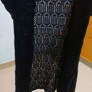 Black Used Shrug With 2pockets