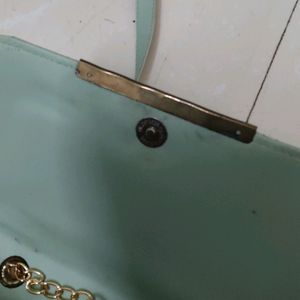 Stylish Turquoise Blue Handbag