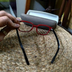 Vincent Chase Red Rectangle Eye Glasses