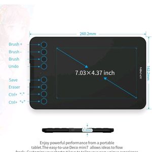 XP-PEN Deco Mini 7 Graphics Tablet