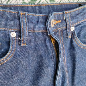 H&M 90's Blue Straight Fit Jeans