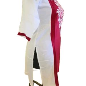 Straight Kurti Embroidery