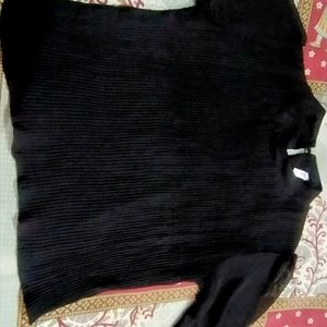 black top with turtle neck