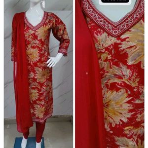 New Collections Of Kurti Sets With Dupatta