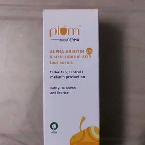 Plum Alpha Arbutin & Hydronic Acid Face Serum