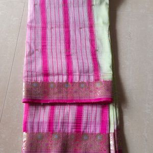 HANDLOOM WEAVING  SILK SAREE