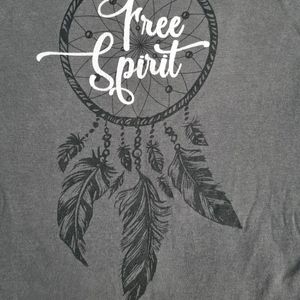 Free Spirit T Shirt By Bewakoof