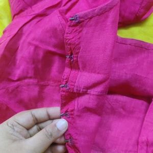 Blue & pink Festive Readymade Blouse  combo Of 2