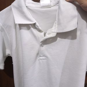 White Polo T-shirt