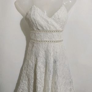 BEAUTIFUL WHITE NET FROCK