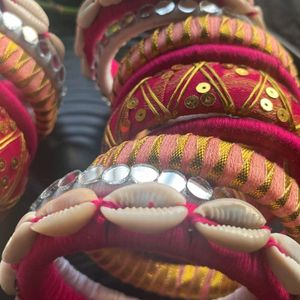 Pink Shade Bangles 💗