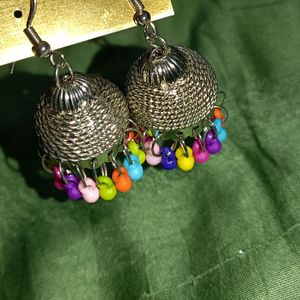 Multi Colour Jhumki