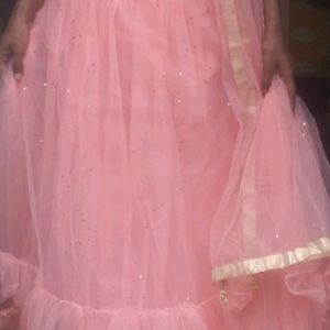 Lehenga Peach