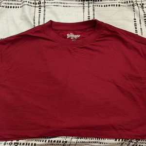 Comfy Maroon Oversized Tee