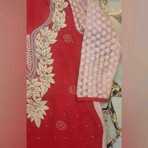 LACES KURTI SET