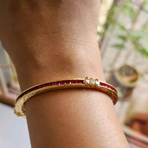 Ruby Bangles (Semi Precious)