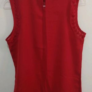 Hey! Brand, Beautiful Sleeveless Red Color Top