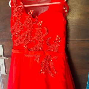 Red Colour Gown For wedding