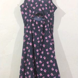 Floral Sleeveless Frock