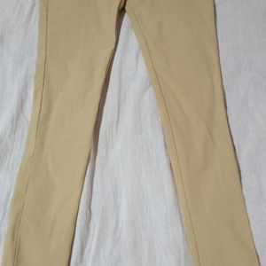 Y2k Vintage Pinteresty Slim Fit Beige Trousers