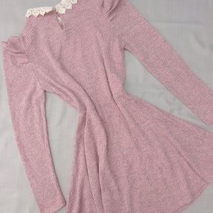 New Korean Wool Short Dresss