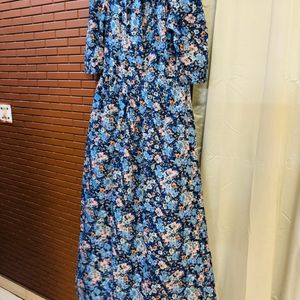 Summer Printer Maxi Western Dress