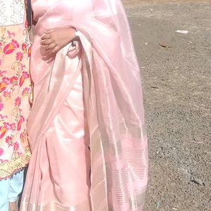 Pink Farewell/Decent Saree💟