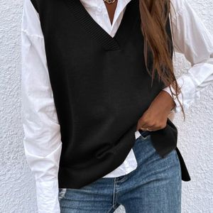 V-neck sweater vest