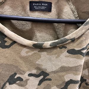 Zara Camouflage Tshirt