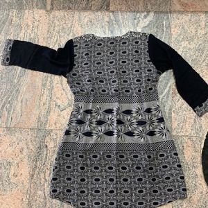 La Fille Black Grey Tunics