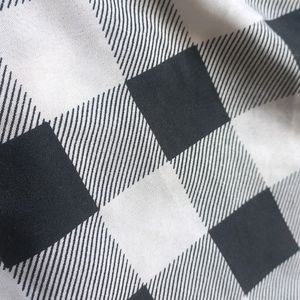 Black And White Check Shirt