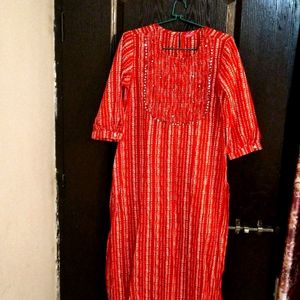 Fashor Kurta+ Chikankari Pants