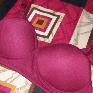 Burgundy Bra