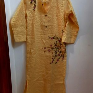 Cotten Kurthi With Dupatta