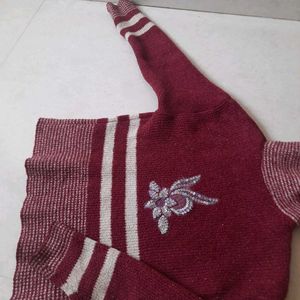 Woolen Shimmery Knitted Top