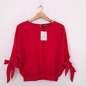 Sassafras Red Casual Top (Women's)