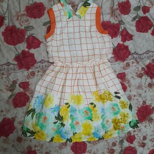 Beautiful Multi Colored Frock For Women